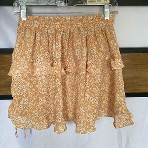 Princess Polly Floral Pattern Mini Skirt